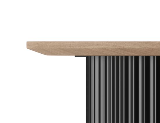 Mimi Side Table - Black - Natural 