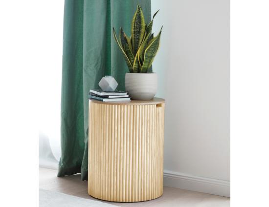 Ridge Side Table - Natural 