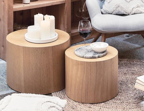 Stump Table Set - Natural 