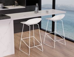 White Pop Stool In Situ 2