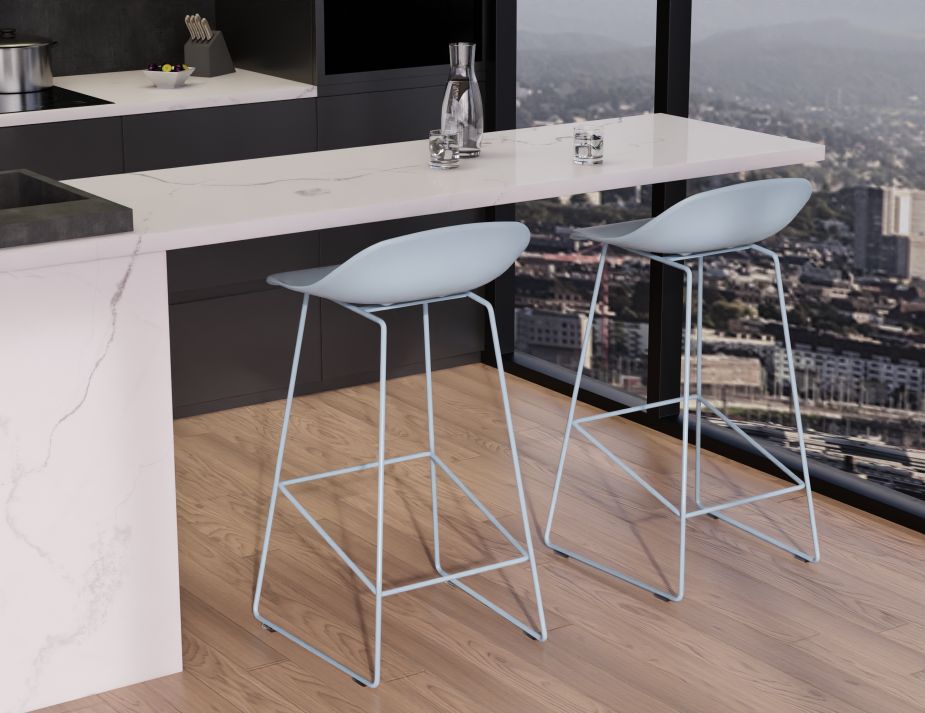 Pop Stools Blue Modern Lifestyle 1