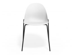 P 4 Pebble Chair Whiteseat 4postblack