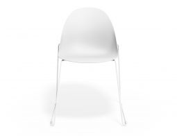 P 4 Pebble Chair Whiteseat Sledwhite