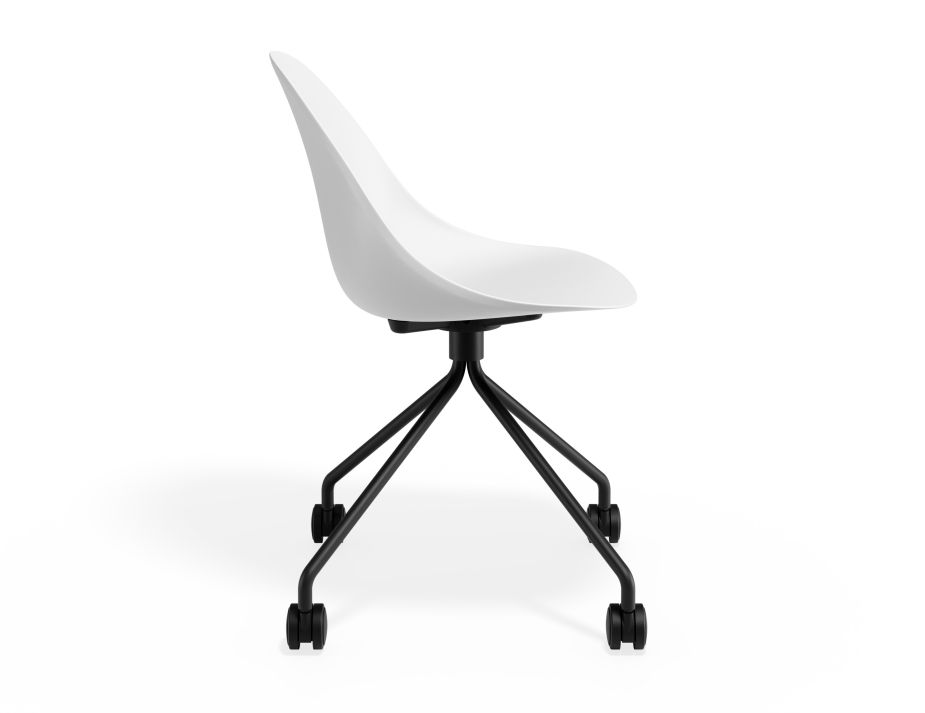 P 3 Pebble Chair Whiteseat Pyramidcastors