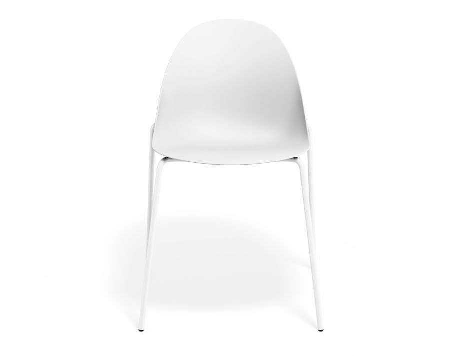 P 4 Pebble Chair Whiteseat 4postwhite