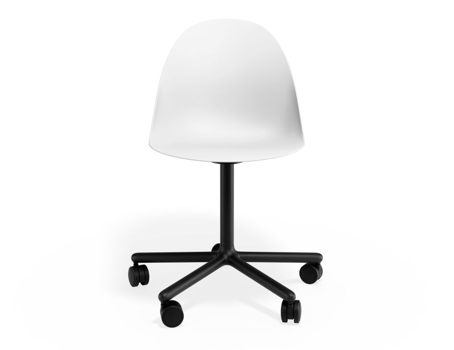 P 4 Pebble Chair Whiteseat Swivelcastors