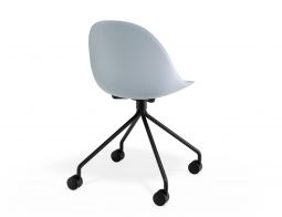 P 2 Pebble Chair Palebluev3seat Pyramidcastors