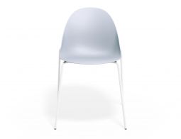 P 4 Pebble Chair Palebluev3seat 4postwhite