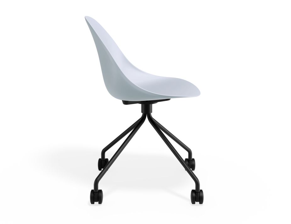 P 3 Pebble Chair Palebluev3seat Pyramidcastors