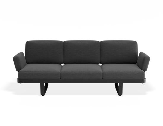 Delmar Config A - Outdoor - Charcoal - Granite Grey Cushions