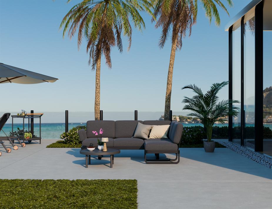 L 1 Delmar Configc Charcoal