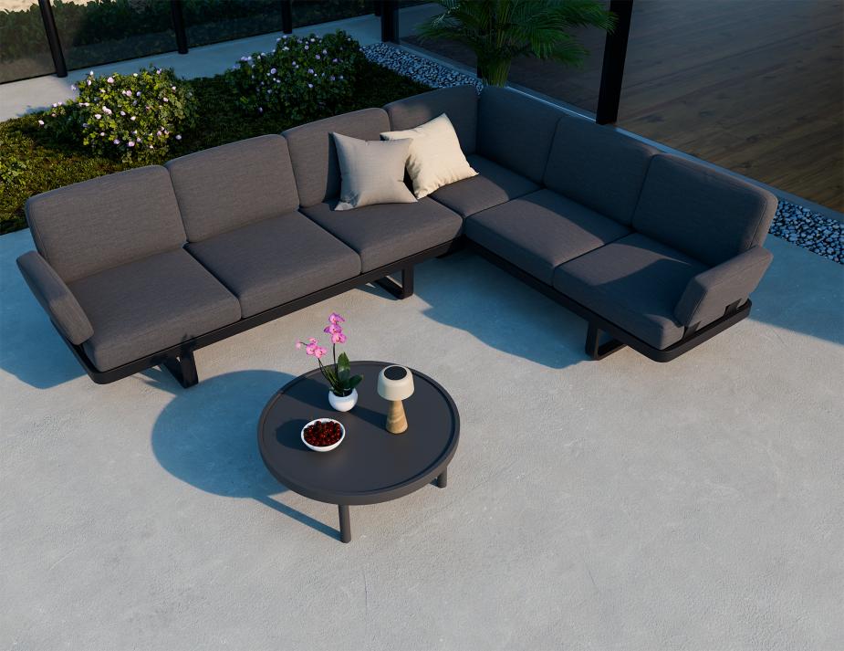 L 3 Delmar Confige Charcoal