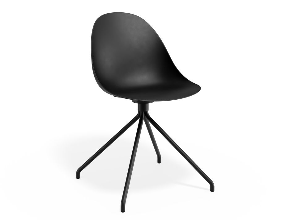 P 1 Pebble Chair Blackseat Pyramidfixed