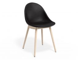 P 1 Pebble Chair Blackpuseat Beechbase