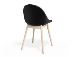 P 2 Pebble Chair Blackpuseat Beechbase