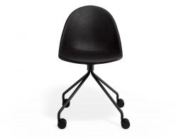 P 4 Pebble Chair Blackpuseat Pyramidcastors