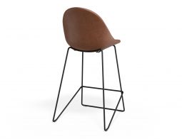 P 2 Pebble Kitchenstool Tanpuseat Blackframe