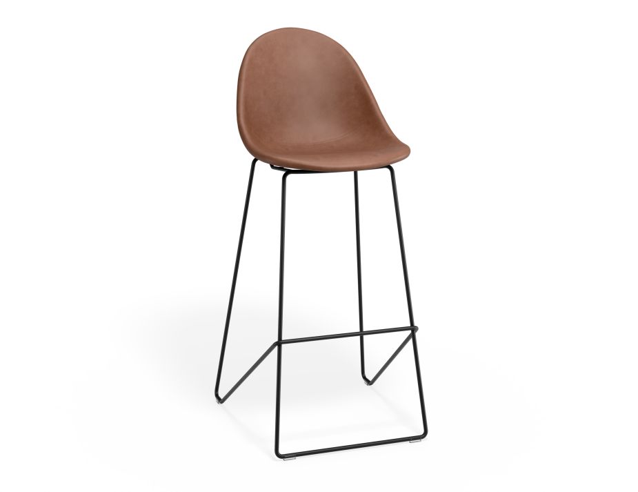 P 1 Pebble Barstool Tanpuseat Blackframe2
