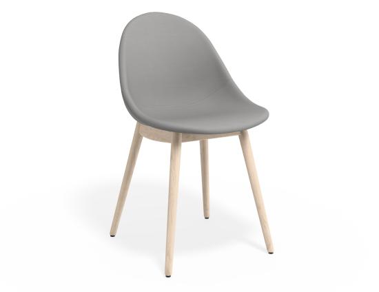 Pebble Fabric Light Grey Upholstered Chair