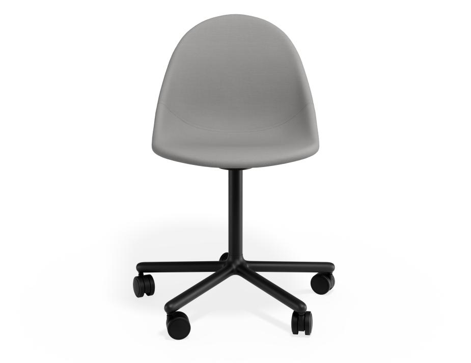 P 4 Pebble Chair Cloudgreyfabricseat Swivelcastors