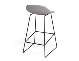 P 2 Pop 65cm Lightgreyfabric Blackframe