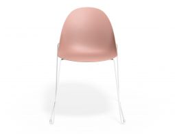 P 4 Pebble Chair Pinkseat Sledwhite