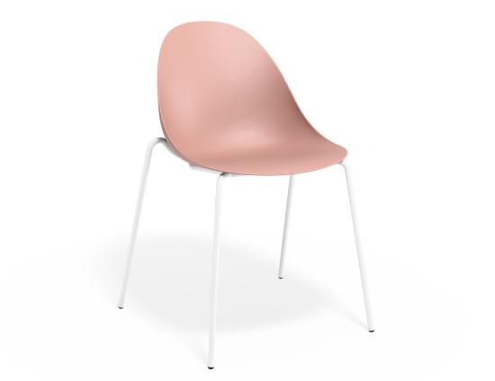 Pebble Chair Soft Pink with Shell Seat