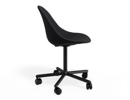 P 3 Pebble Chair Anthracitefabricseat Swivelcastors