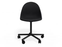 P 4 Pebble Chair Anthracitefabricseat Swivelcastors