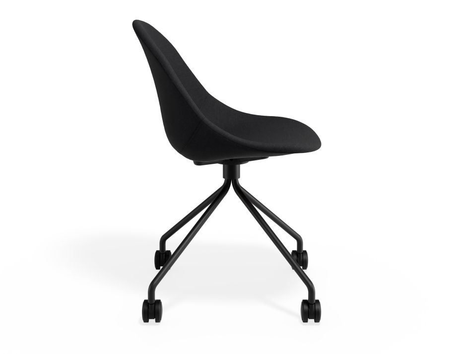 P 3 Pebble Chair Anthracitefabricseat Pyramidcastors