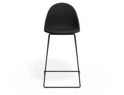 P 4 Pebble Kitchenstool Anthracitefabricseat Blackframe