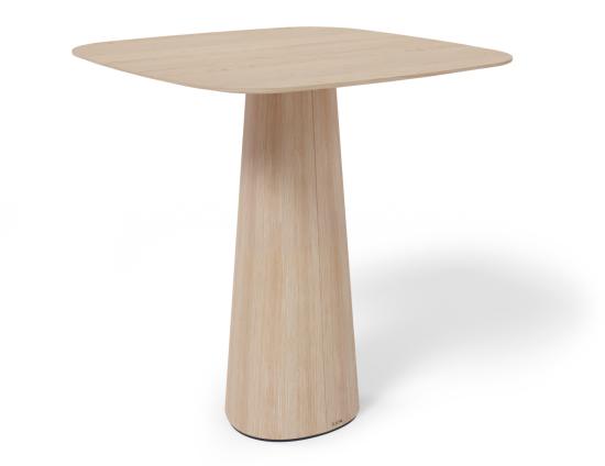 P.O.V. Table 463 Round - European Oak Square (Heavily Rounded Corners) - By TON