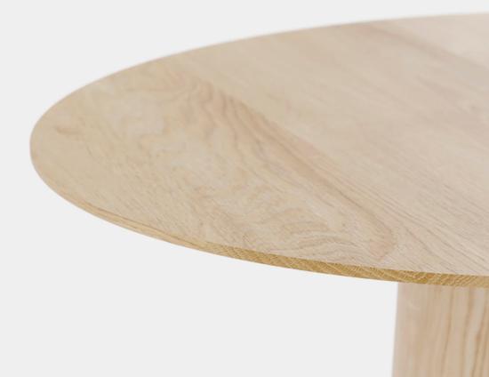 P.O.V. Table 466 Oval - European Oak - By TON
