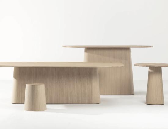 P.O.V. Table 468 Oval - European Oak - By TON
