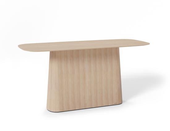 P.O.V. Table 468 Rectangle (Heavily Rounded Corners) - European Oak - By TON
