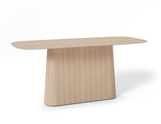 P.O.V. Table 468 Rectangle (Heavily Rounded Corners) - European Oak - By TON