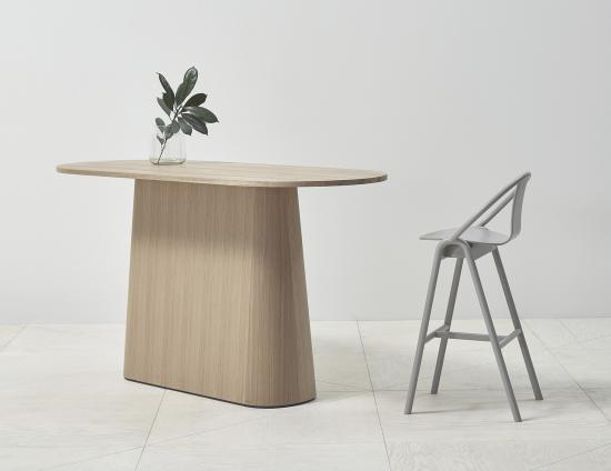 P.O.V. Table 468 Rectangle (Heavily Rounded Corners) - European Oak - By TON
