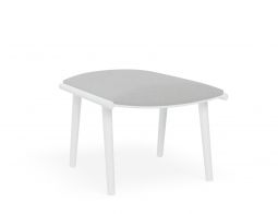 Minori Footrest FrontQuarter White