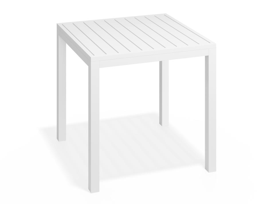 P 2 Halki Table 77x77 White