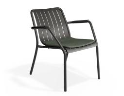P 1 Roku Loungechair Green Charcoal
