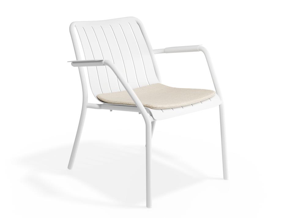 P 1 Roku Loungechair Husk White