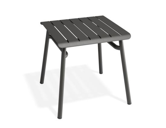 Roku Low Stool Footrest - Outdoor - Charcoal
