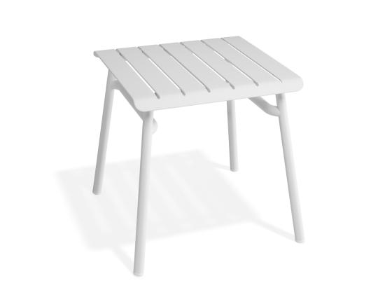 Roku Low Stool Footrest - Outdoor - White