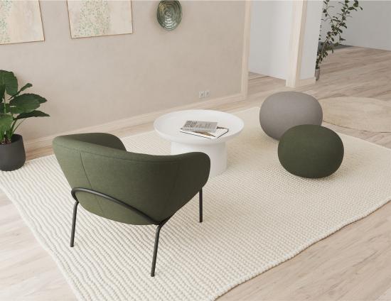 Solace Lounge Chair - Kelp Green