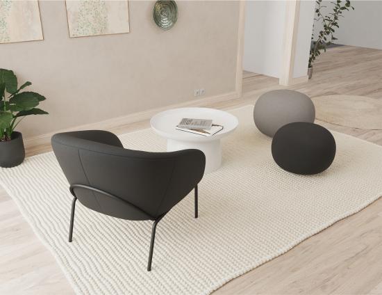 Solace Lounge Chair - Storm Grey