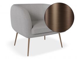 Brushed Matt Bronze Legs