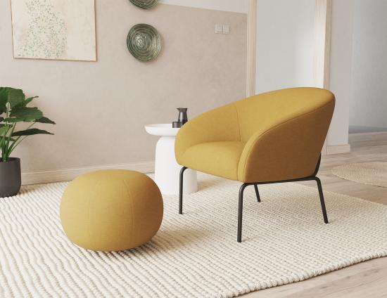 Solace Lounge Chair - Tuscan Yellow