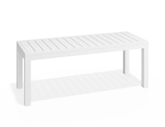 Halki Bench Seat - Outdoor - 120cm - White