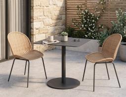 2 Seater Square Outdoor Dining Table
