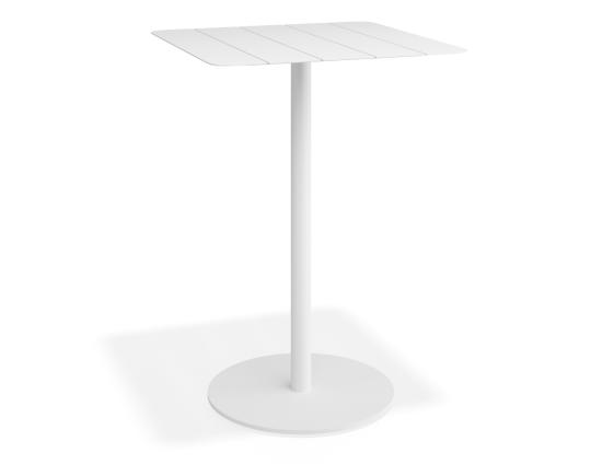 Roku High Bar Table - Outdoor - White